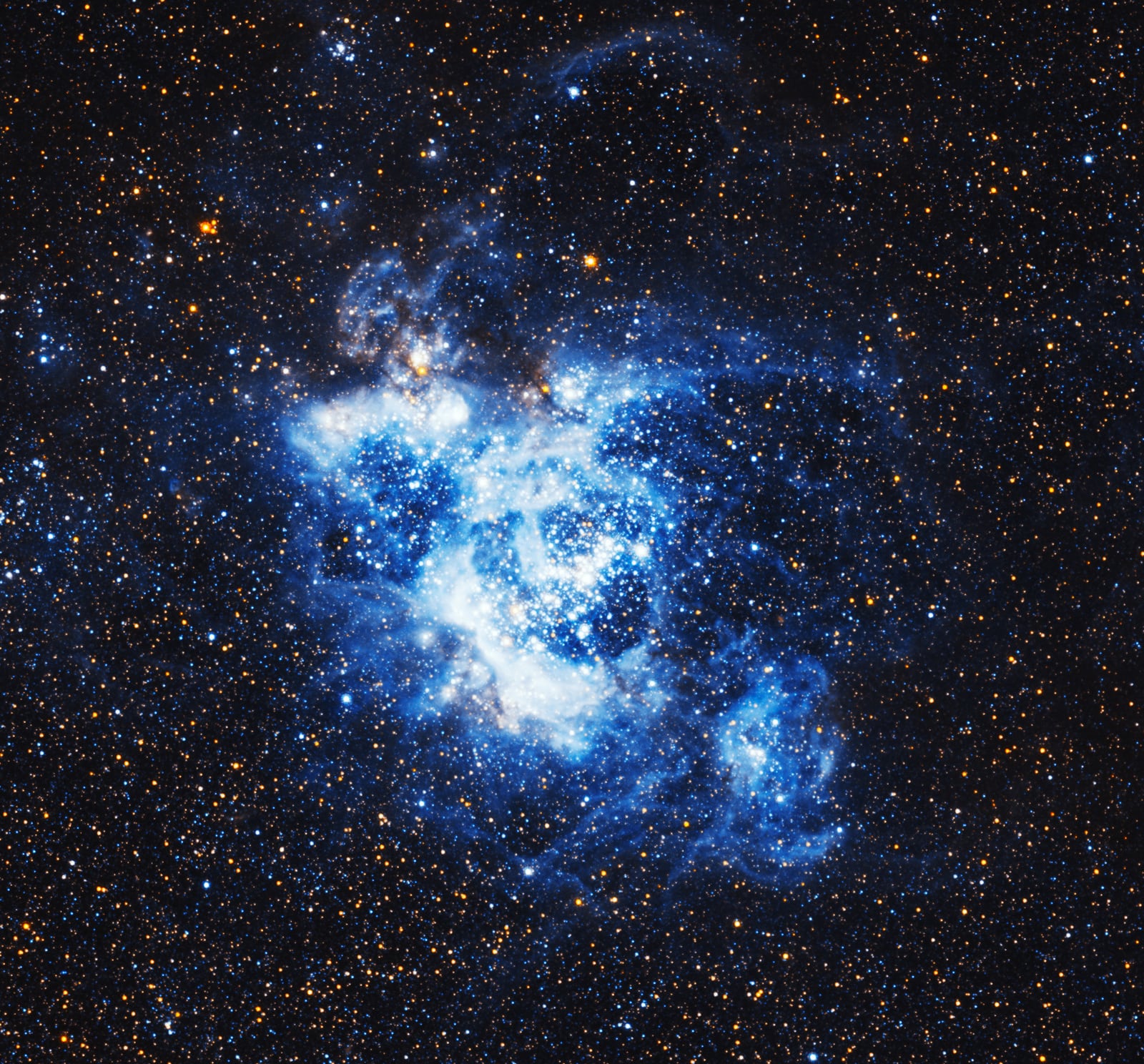 Galáxia do Triângulo, galáxia em grupo, em imagem do Hubble Space Telescope
