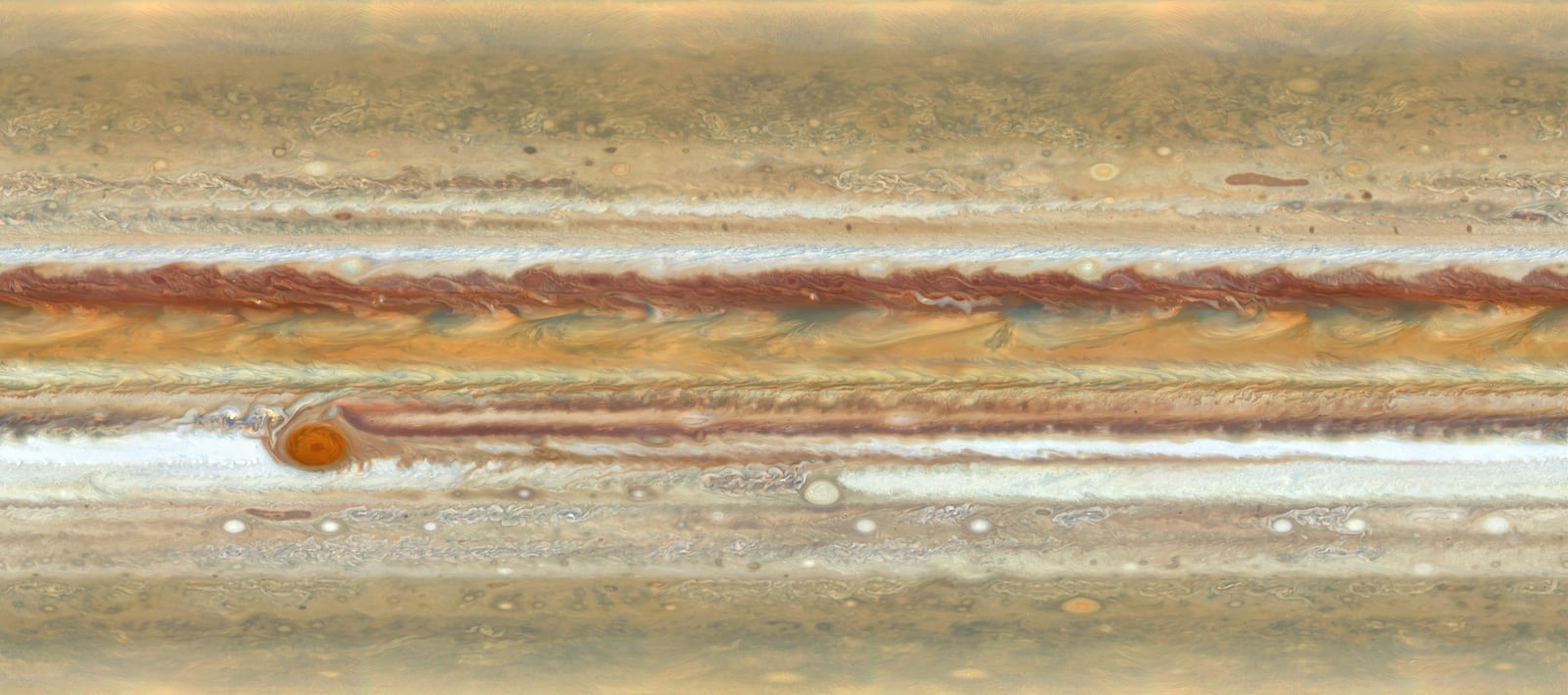 Júpiter, planeta registrada pelo Hubble Space Telescope