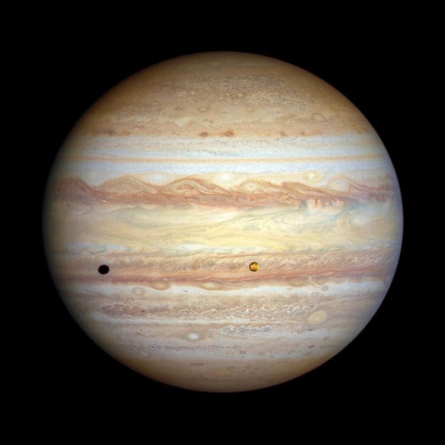 Júpiter, planeta, em imagem do Hubble Space Telescope