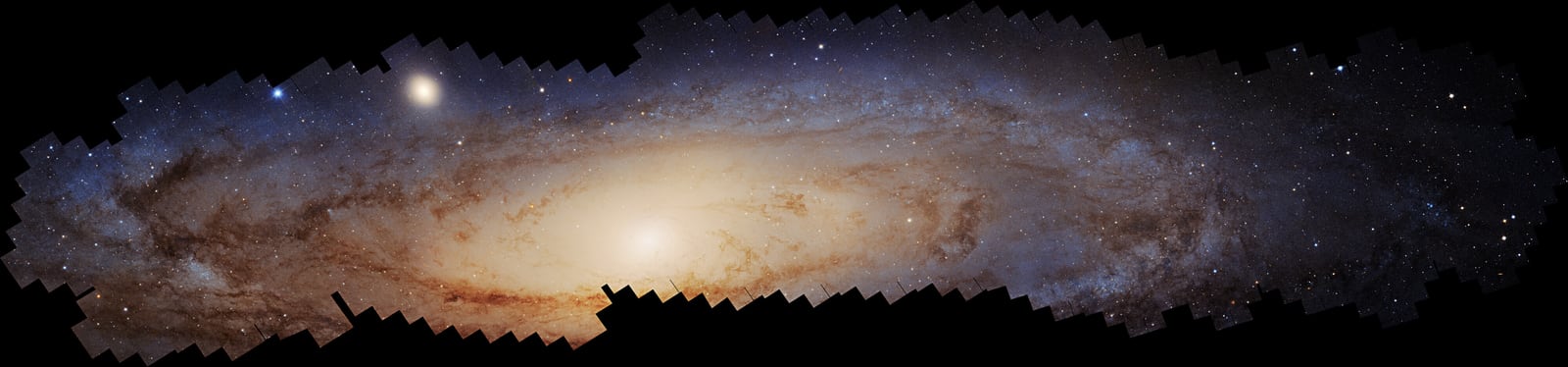Galáxia de Andrômeda, galáxia, em imagem do Hubble Space Telescope