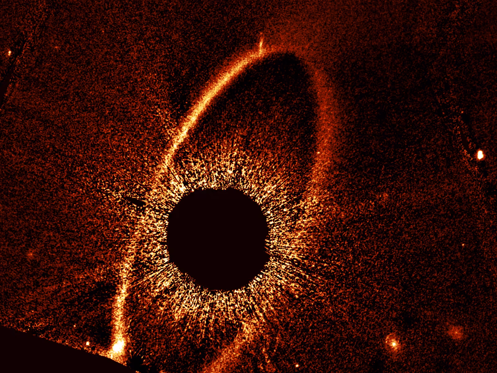 Fomalhaut, em imagem do telescópio espacial Hubble
