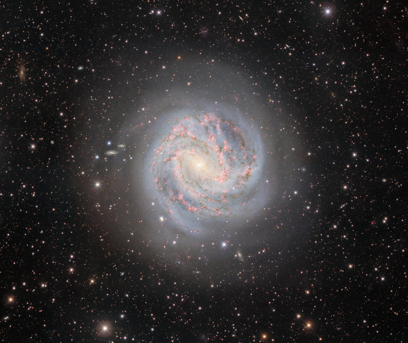 Galáxia do Cata-vento do Sul, galáxia, em imagem do NSF Víctor M. Blanco 4-meter Telescope
