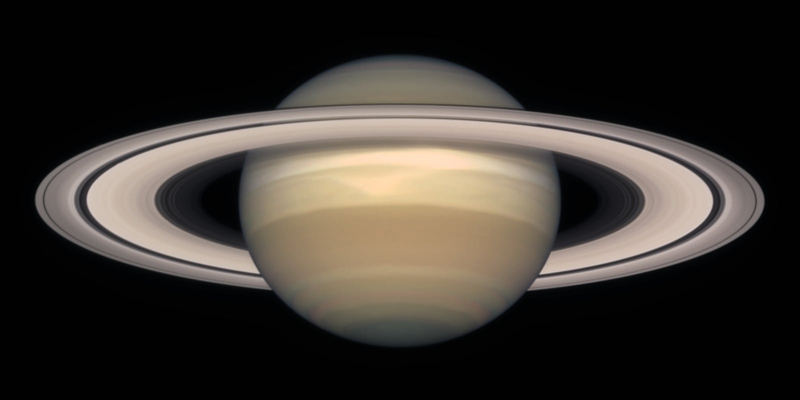 Saturno, planeta, em imagem do Hubble Space Telescope