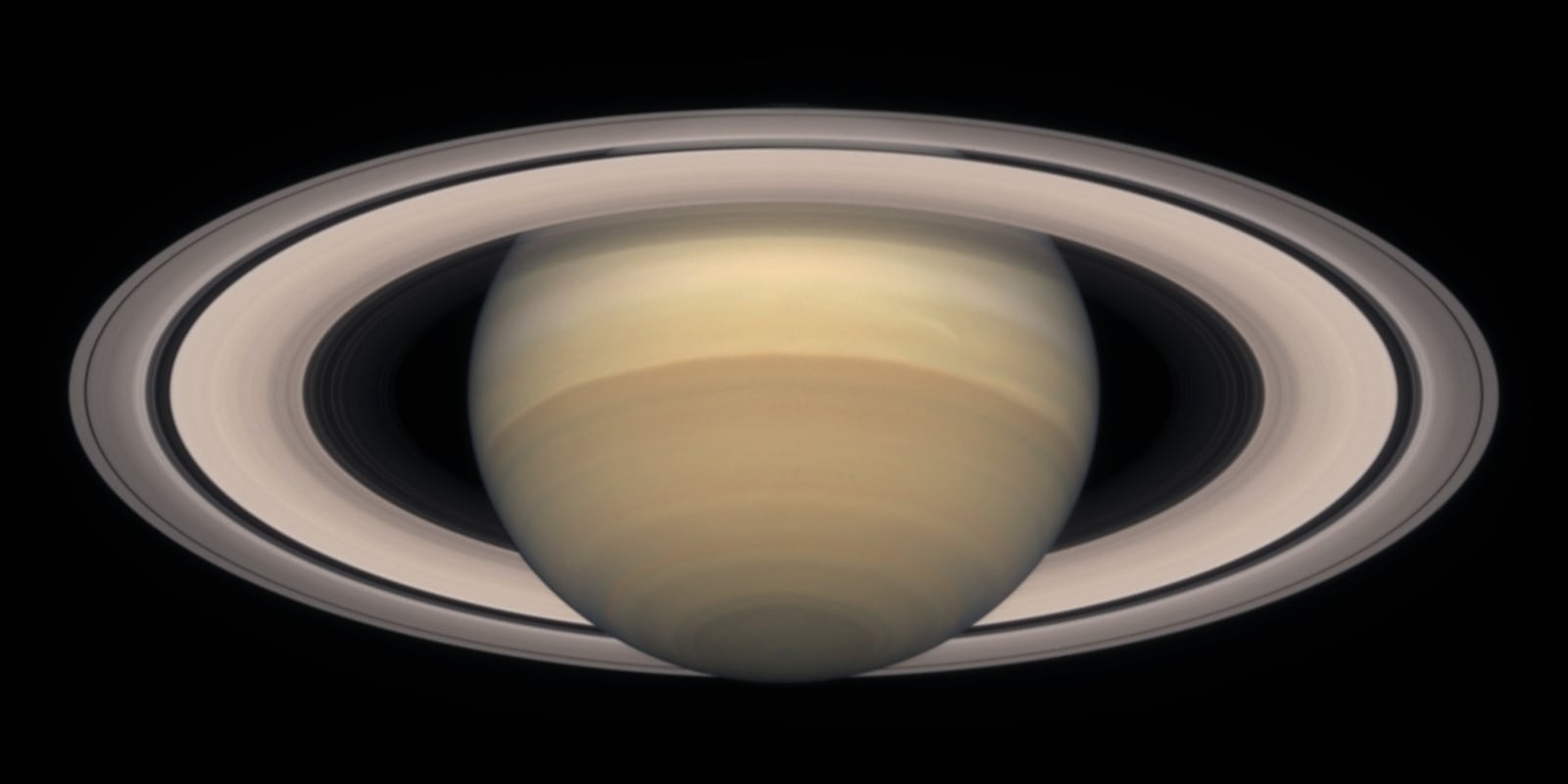 Saturno, planeta, em imagem do Hubble Space Telescope