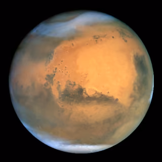 Marte, planeta registrada pelo Hubble Space Telescope