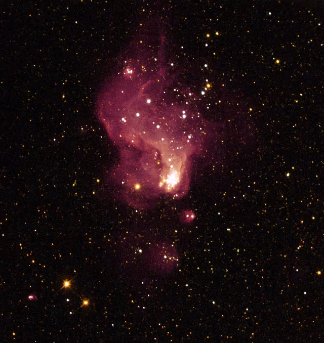 Galáxia de Barnard registrado pelo telescópio espacial Hubble