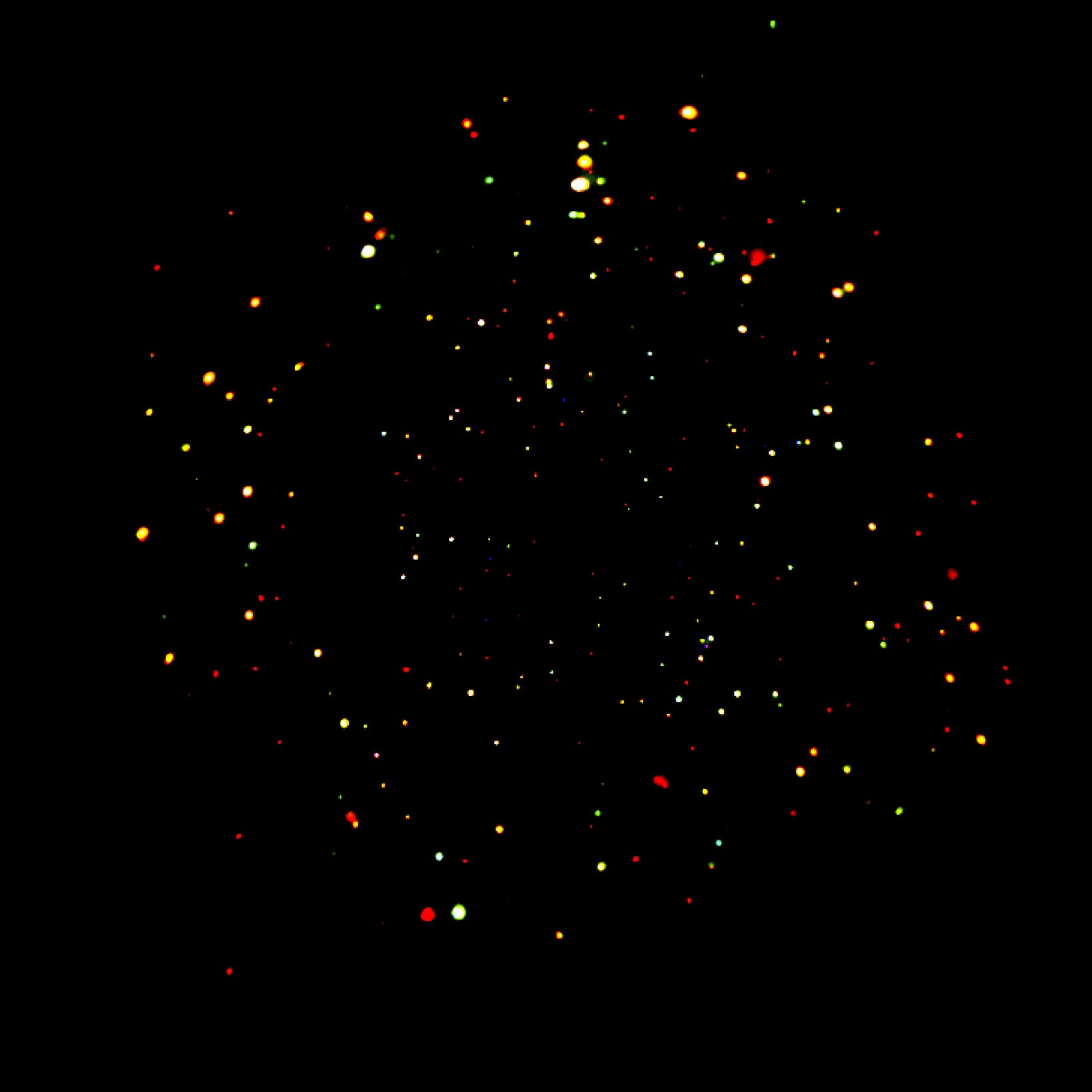 Campo Profundo Chandra Sul, campo profundo, em imagem do Chandra