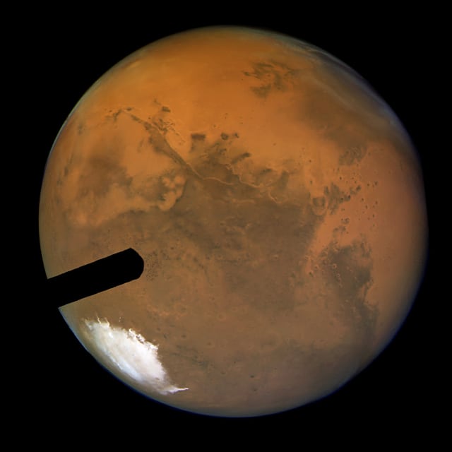 Marte, planeta, em imagem do Hubble Space Telescope