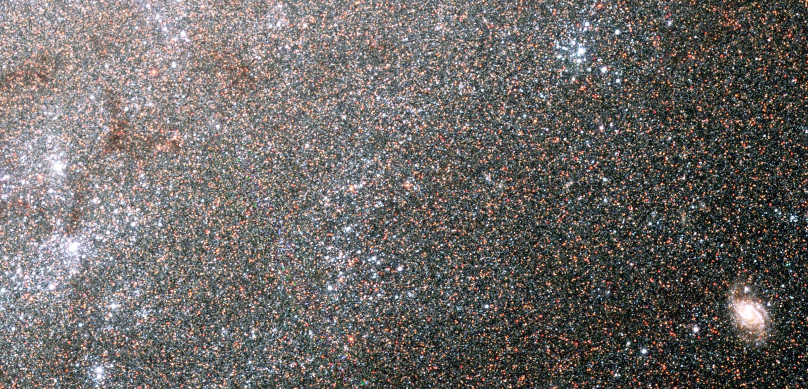 Galáxia NGC 300, galáxia em grupo, em imagem do Hubble Space Telescope
