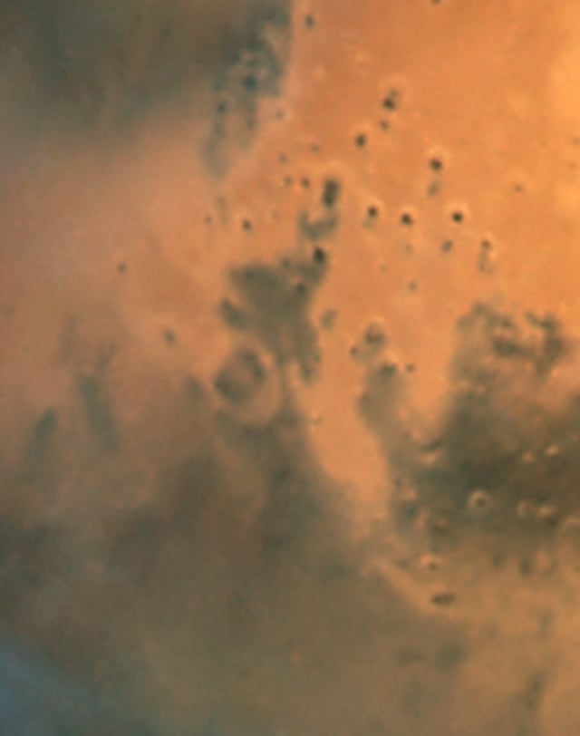 Marte, planeta, em imagem do Hubble Space Telescope