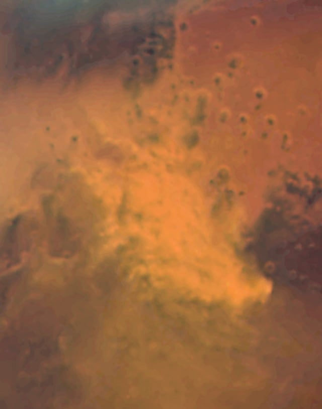Marte, planeta, em imagem do Hubble Space Telescope