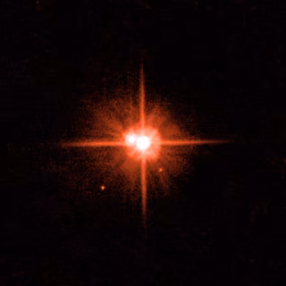 Plutão, planeta anão, em imagem do Hubble Space Telescope