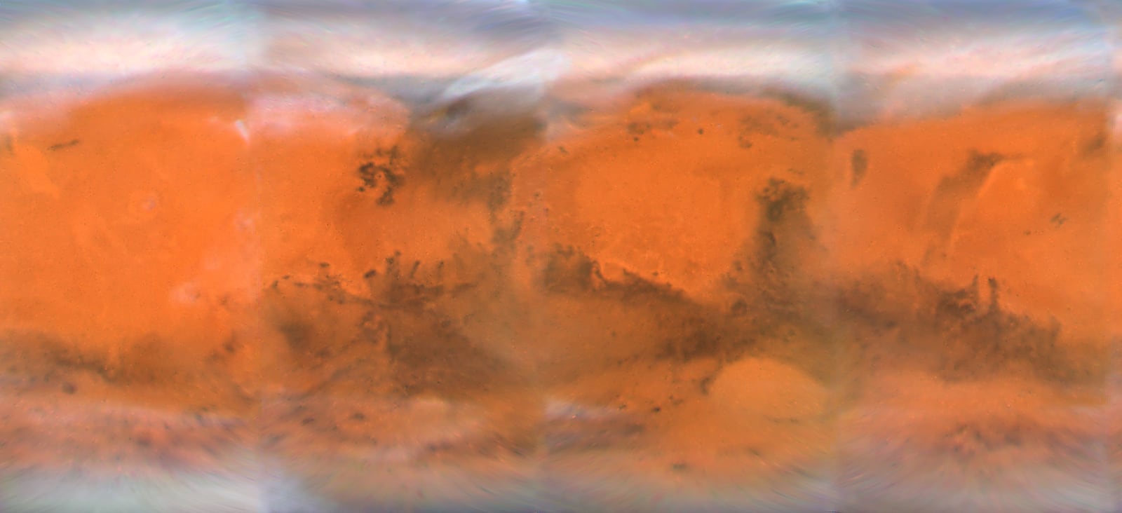 Marte, planeta, em imagem do Hubble Space Telescope
