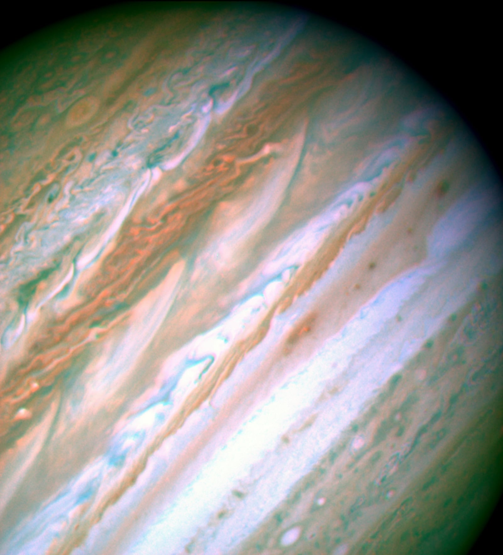 Júpiter, planeta, em imagem do Hubble Space Telescope