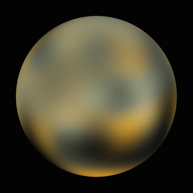 Plutão, planeta anão, em imagem do Hubble Space Telescope