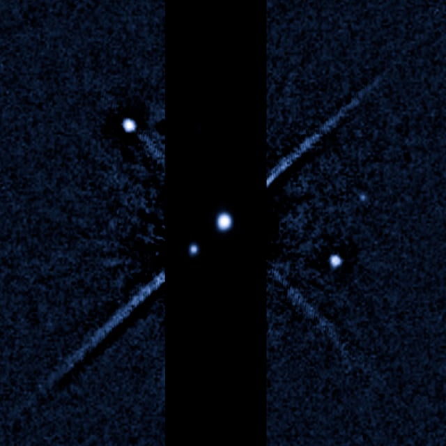 Plutão, planeta anão, em imagem do Hubble Space Telescope