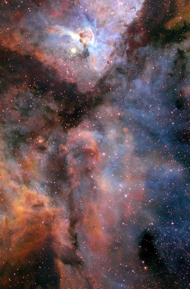 Eta Carinae, estrela supergigante azul, em imagem do CTIO