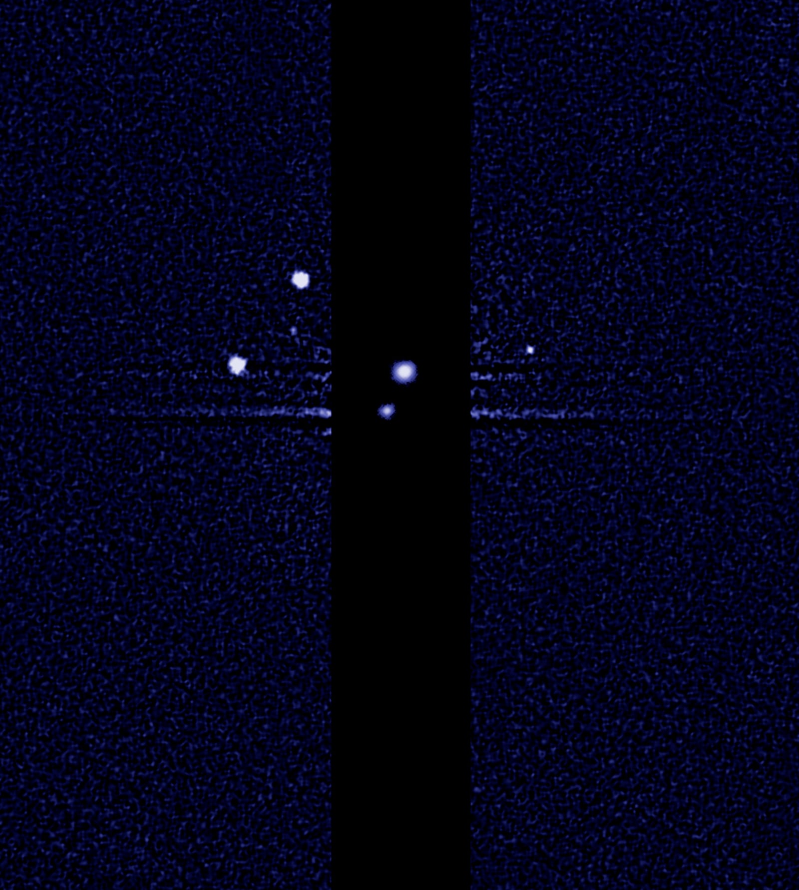 Plutão, planeta anão, em imagem do Hubble Space Telescope