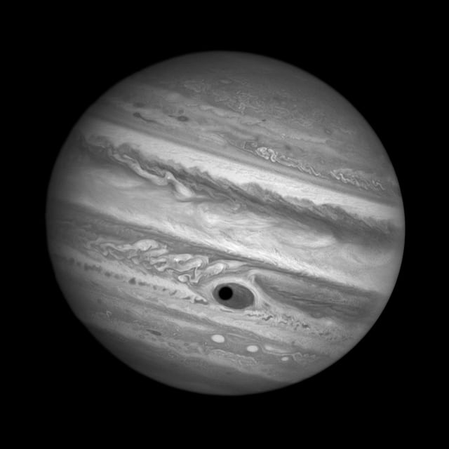 Grande Mancha Vermelha, planeta, em imagem do Hubble Space Telescope