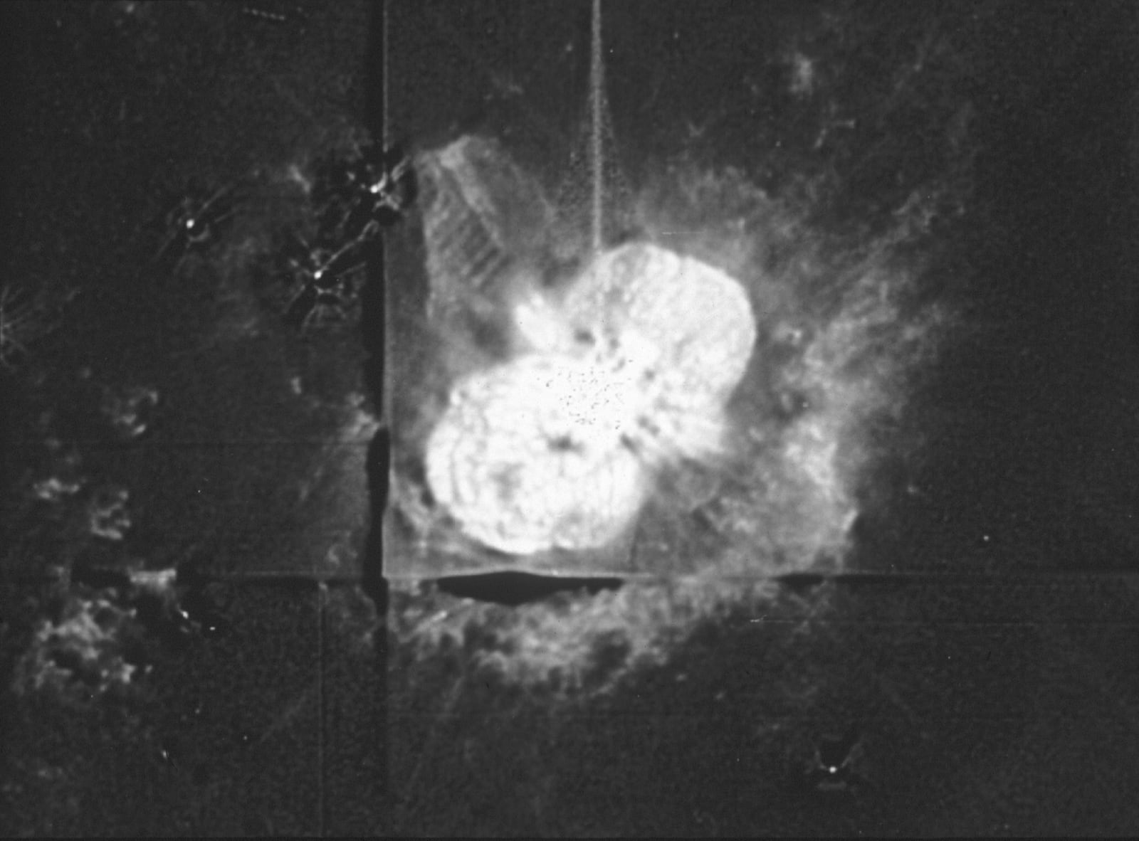 Eta Carinae, estrela supergigante azul, em imagem do Hubble Space Telescope