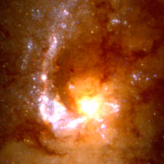 Galáxias das Antenas, galáxias em interação, em imagem do Hubble Space Telescope