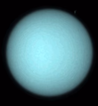 Urano, planeta, em imagem do Hubble Space Telescope