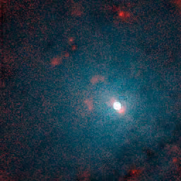 Centaurus A, galáxia, em imagem do Hubble Space Telescope