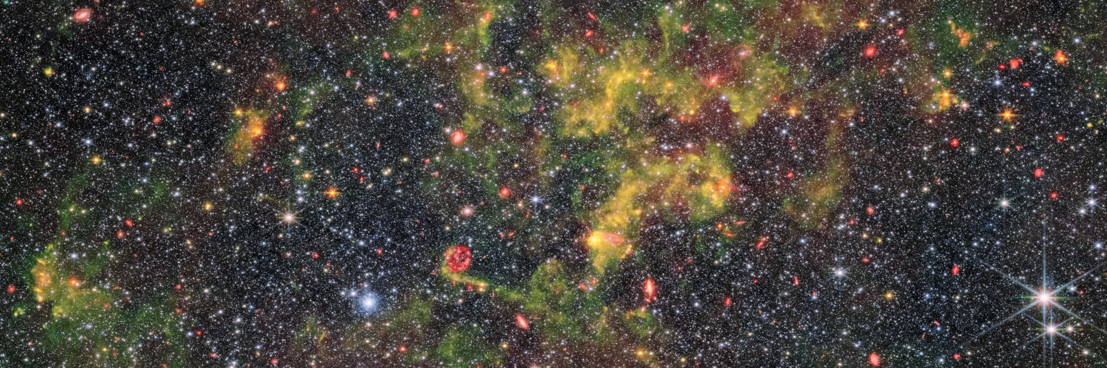 Galáxia de Barnard, galáxia, em imagem do James Webb Space Telescope