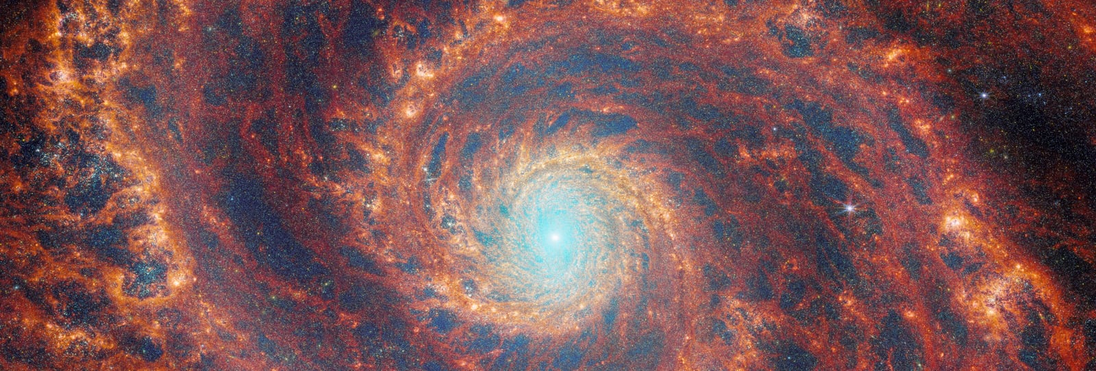 Galáxia do Redemoinho, galáxia, em imagem do James Webb Space Telescope