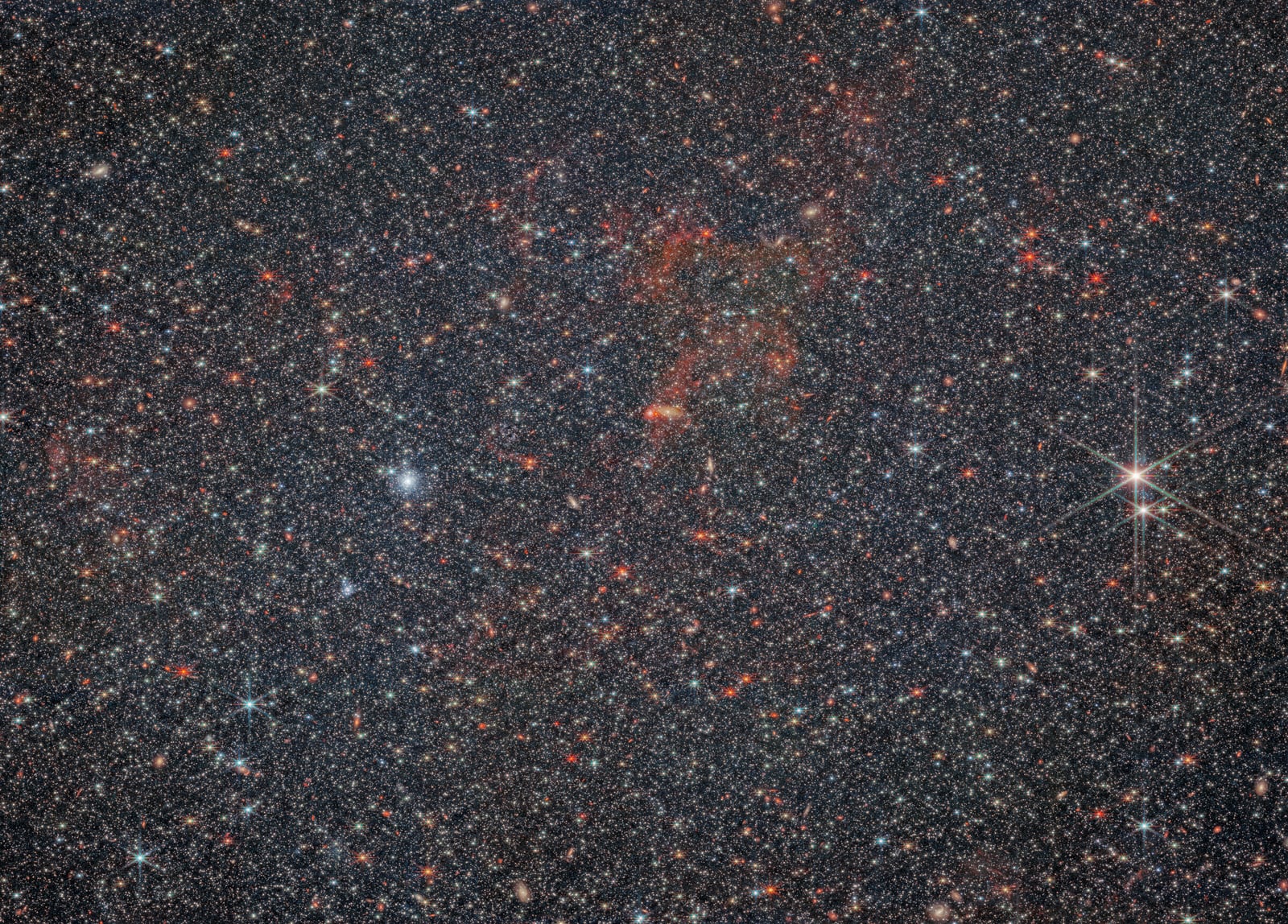 Galáxia de Barnard, galáxia, em imagem do James Webb Space Telescope