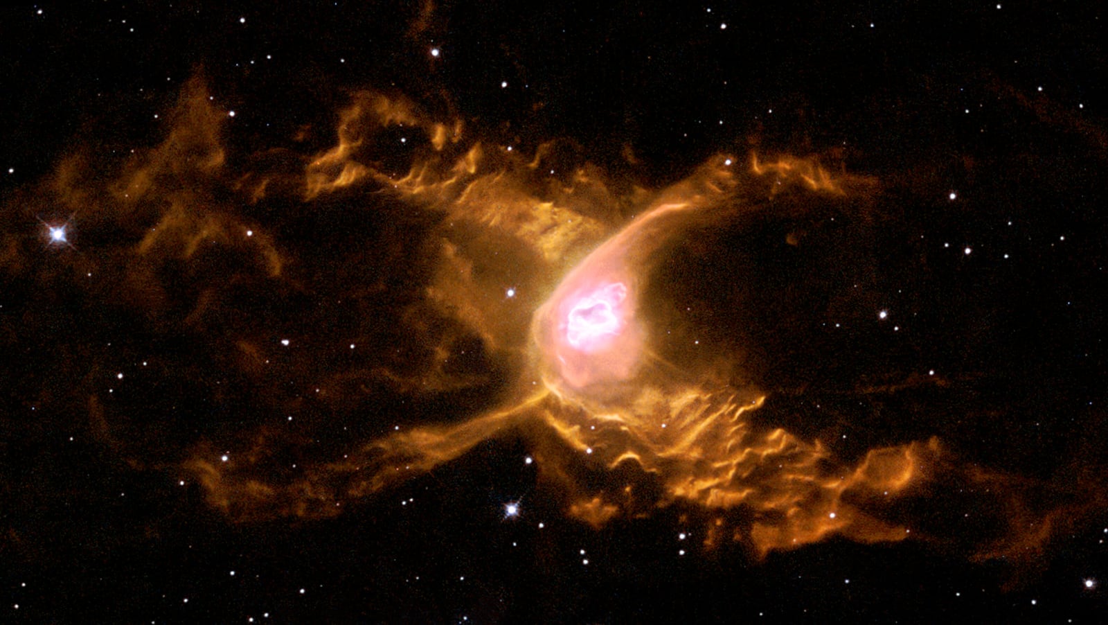 Nebulosa da Aranha Vermelha, nebulosa planetária registrada pelo Hubble Space Telescope