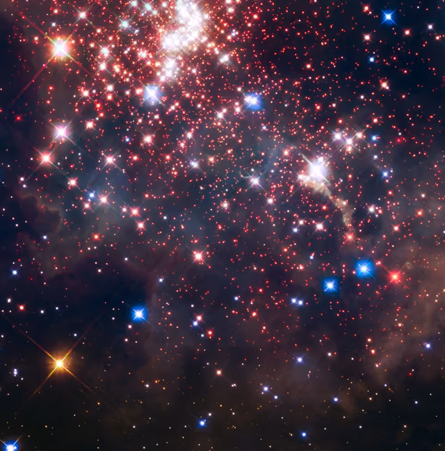 Westerlund 2, em imagem do Hubble