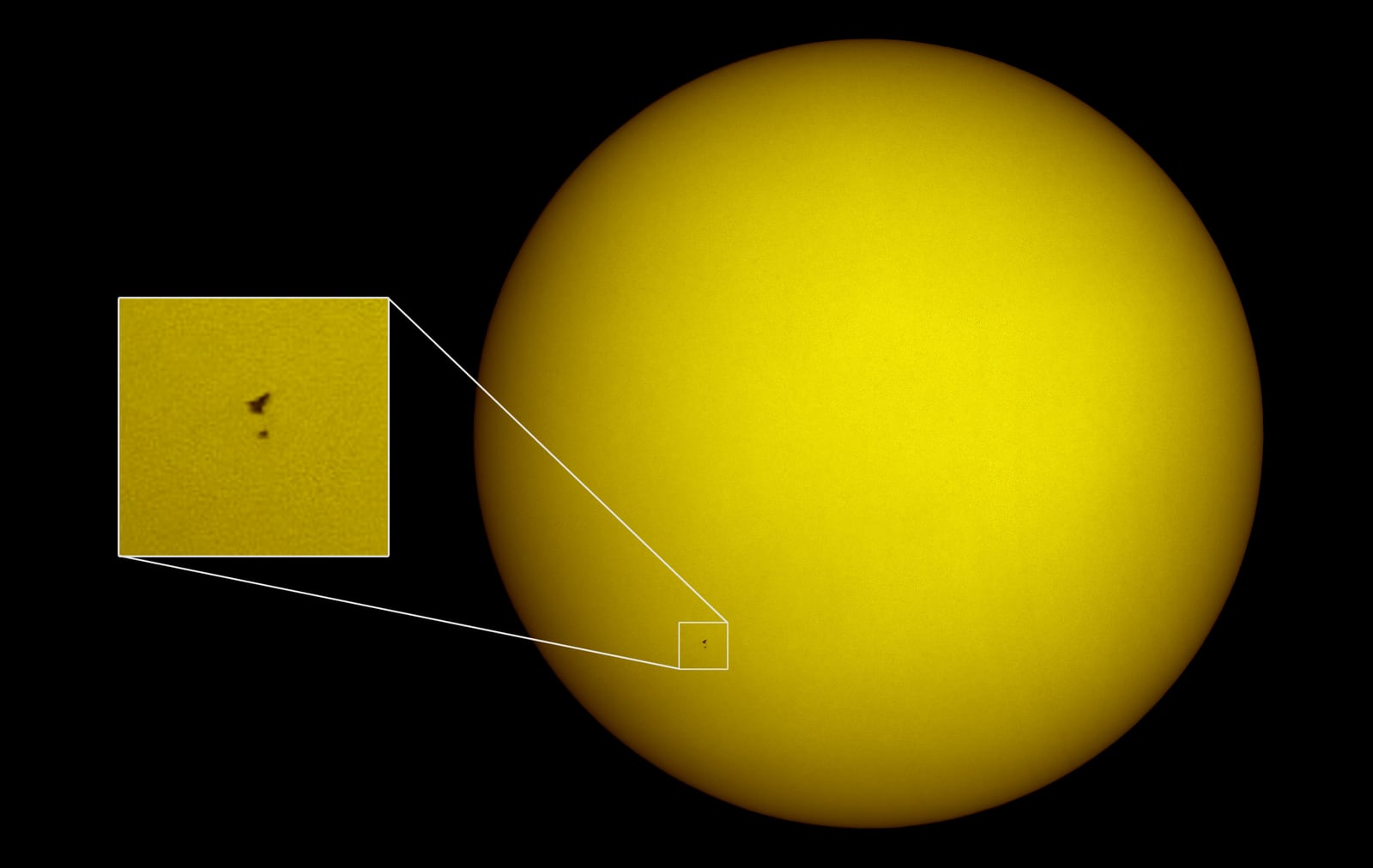 Montagem de várias imagens de O Sol, estrela