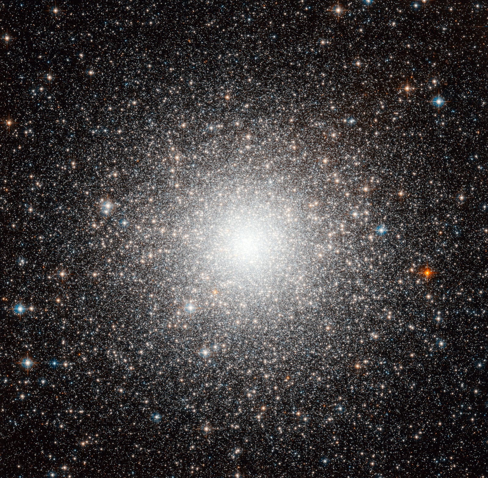 Aglomerado Messier 54, aglomerado globular registrada pelo Hubble Space Telescope