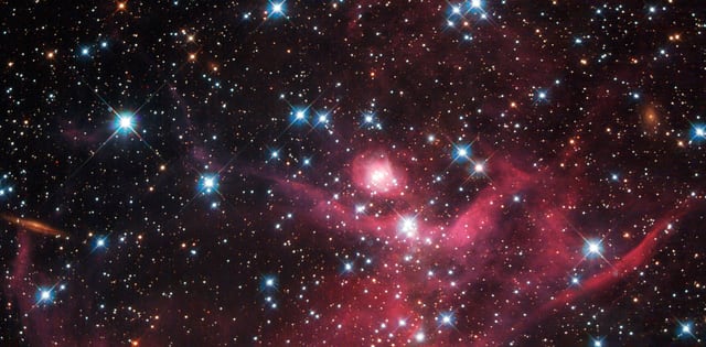 Grande Nuvem de Magalhães, galáxia registrada pelo Hubble Space Telescope