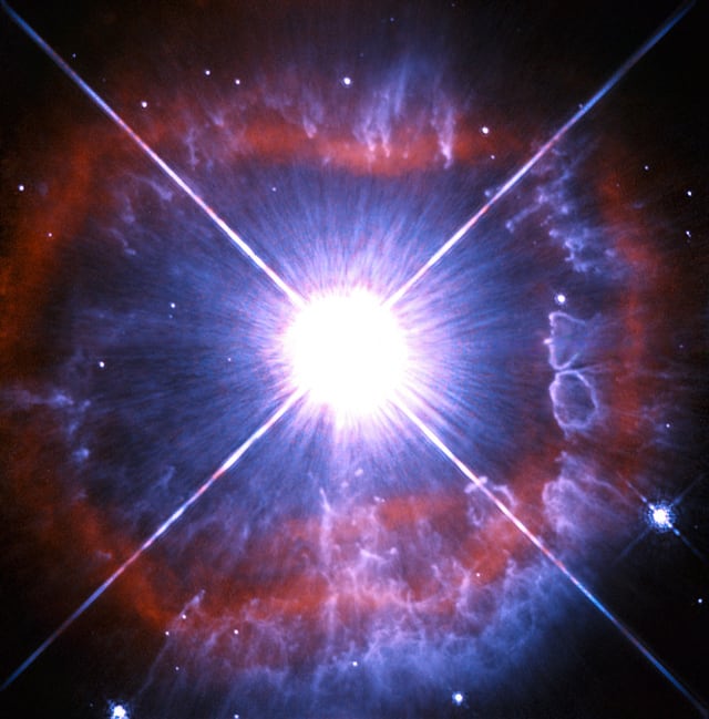 AG Carinae, estrela wolf-rayet registrada pelo Hubble Space Telescope