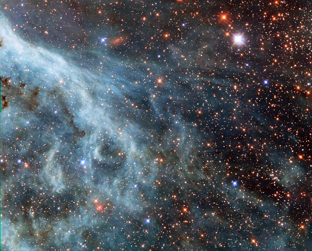 Grande Nuvem de Magalhães, galáxia registrada pelo Hubble Space Telescope