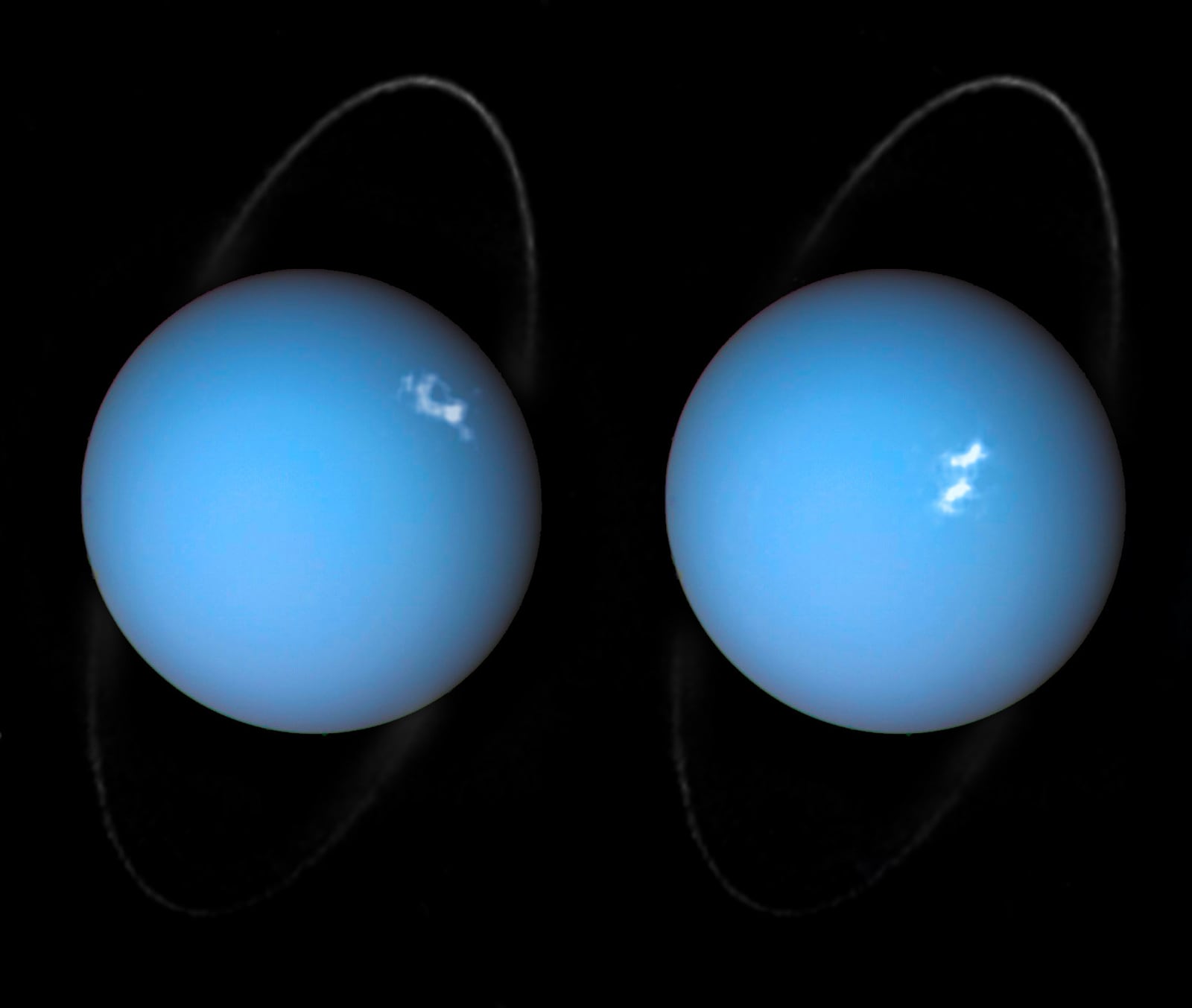 Urano, planeta registrada pelo Hubble Space Telescope