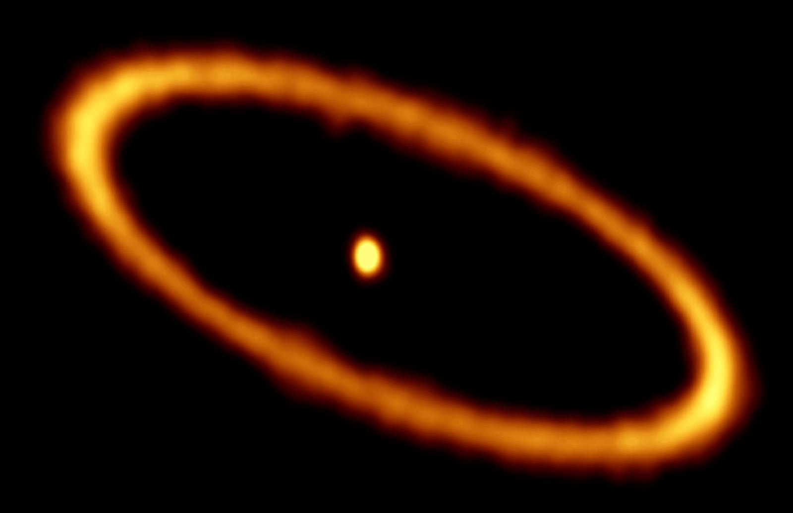 Fomalhaut, estrela de movimento próprio alto registrada pelo Atacama Large Millimeter/submillimeter Array