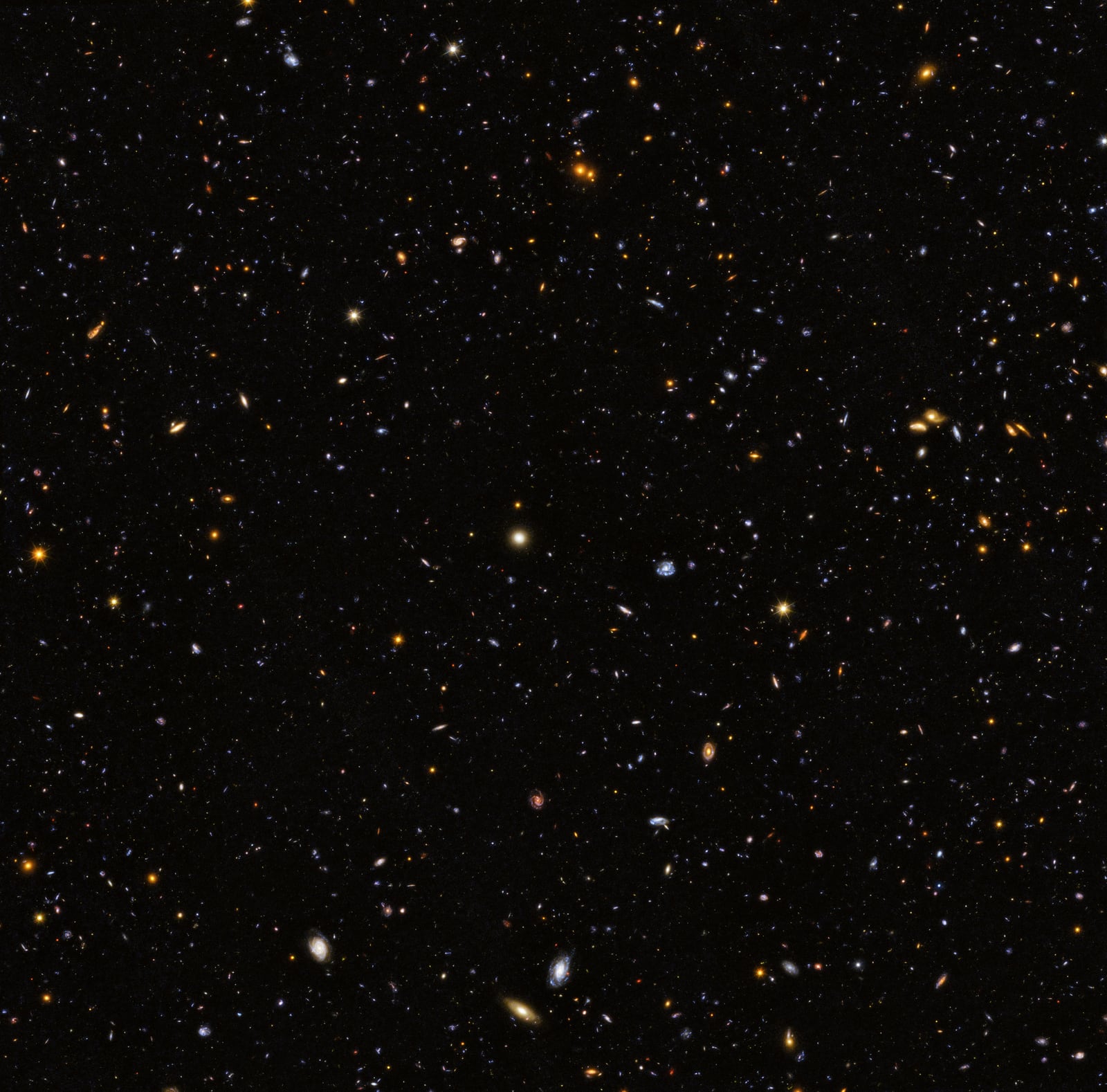 Campo GOODS Sul, campo profundo registrada pelo Hubble Space Telescope