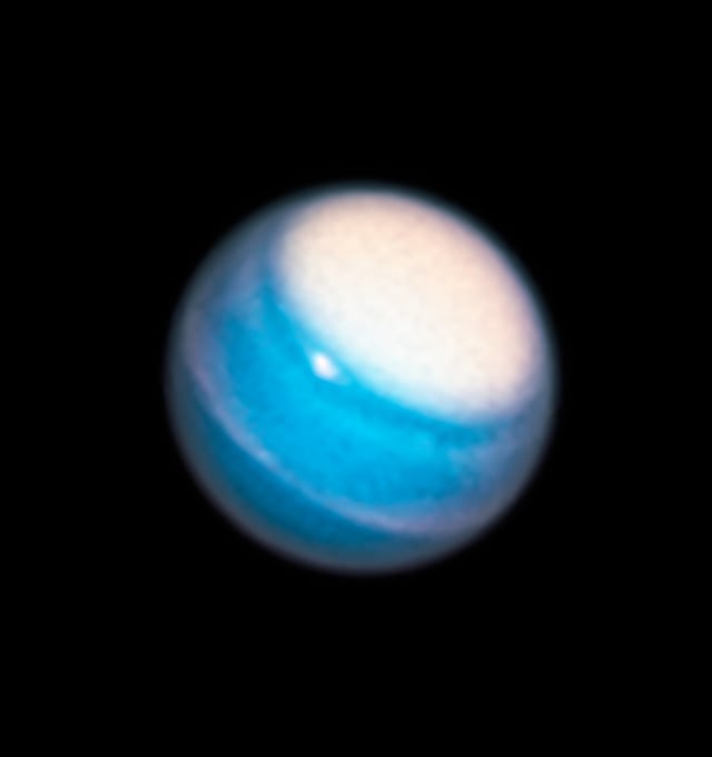 Urano, planeta registrada pelo Hubble Space Telescope