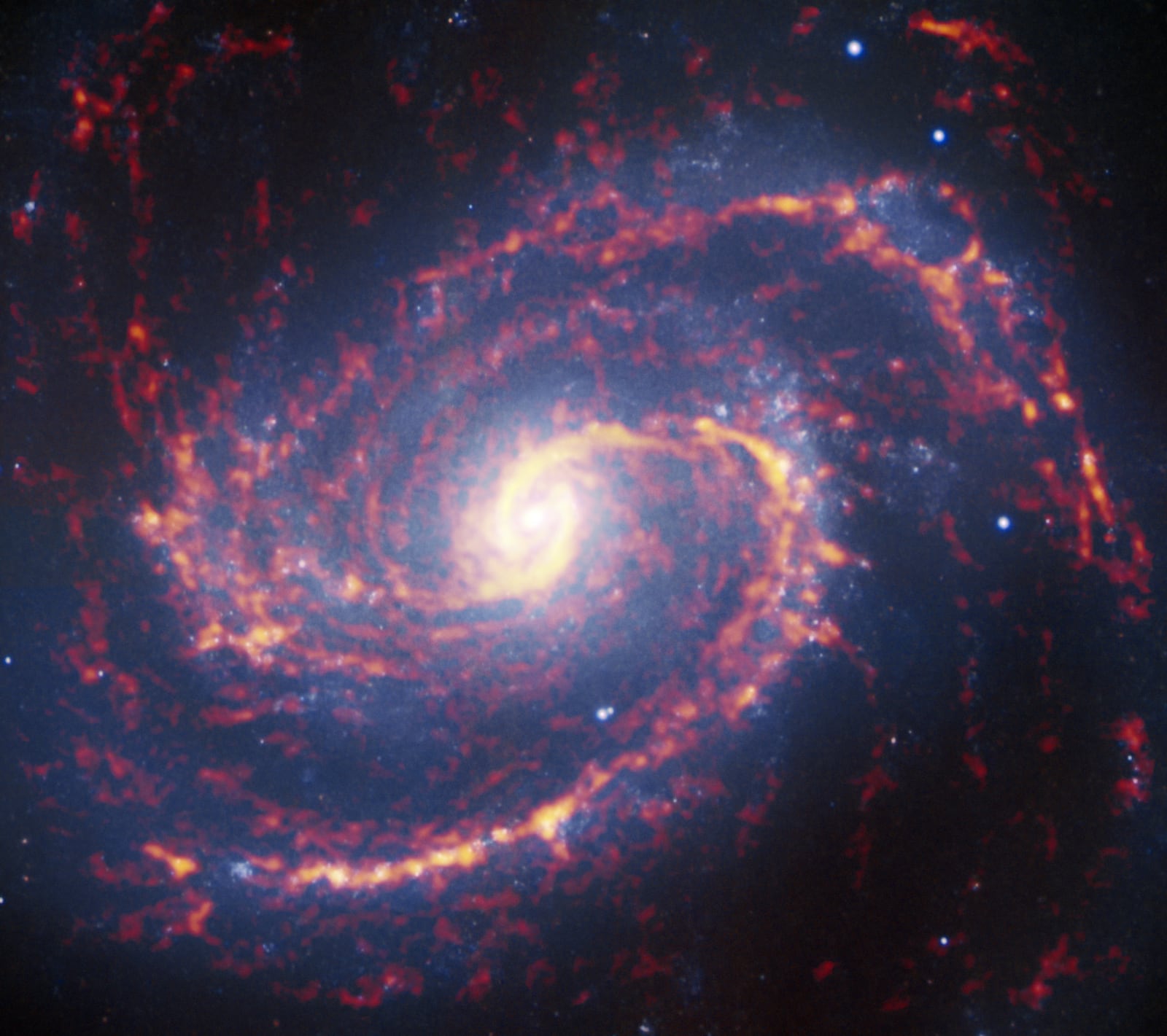 Galáxia Messier 100, galáxia registrada pelo Very Large Telescope