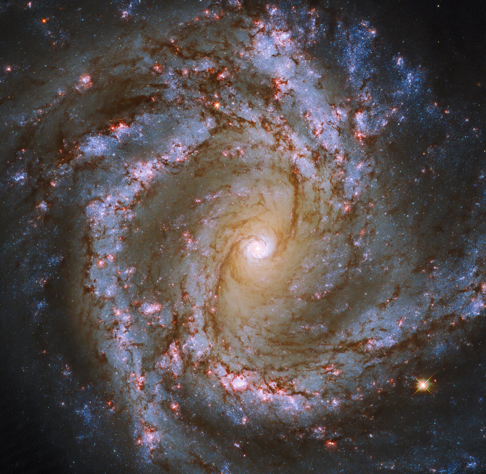 Galáxia Messier 61, galáxia registrada pelo Very Large Telescope (VLT)
