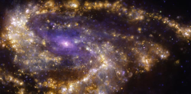 Galáxia Messier 66, galáxia registrada pelo Very Large Telescope