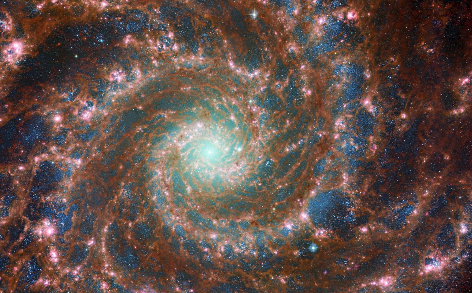 Galáxia Fantasma, galáxia, em imagem do Hubble Space Telescope
