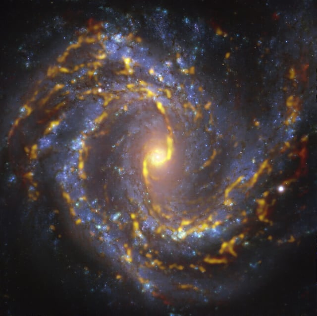 Galáxia Messier 61, galáxia registrada pelo Atacama Large Millimeter/submillimeter Array