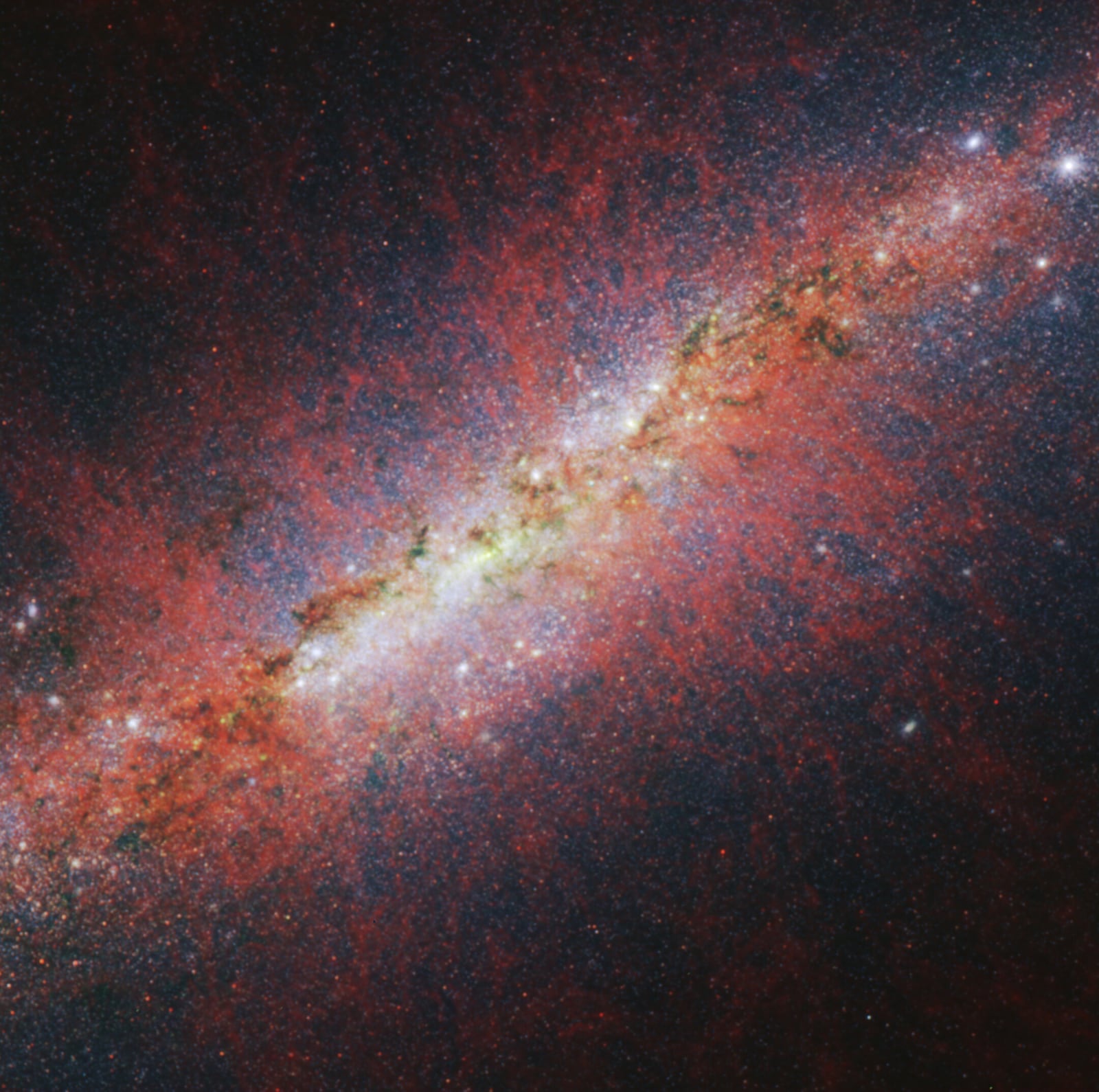 Galáxia do Charuto, galáxia, em imagem do James Webb Space Telescope