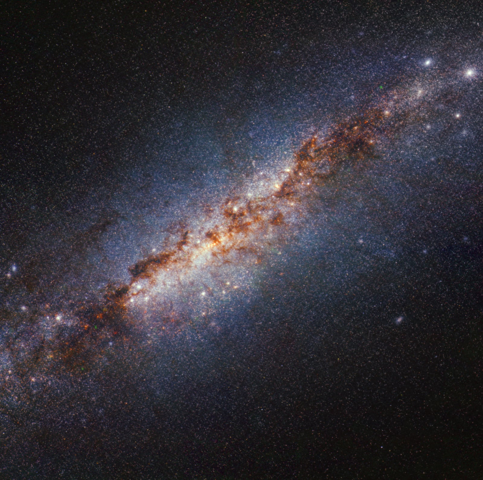 Galáxia do Charuto, galáxia, em imagem do James Webb Space Telescope