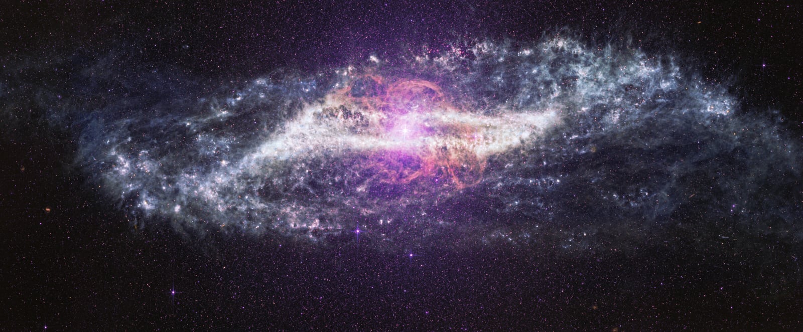 Centaurus A, galáxia registrada pelo James Webb Space Telescope