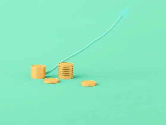 Ilustração sobre Juros simples x compostos